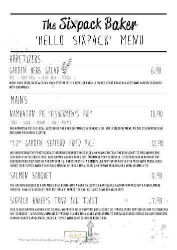 The Sixpack Baker Hidden Cafe - Kota Kinabalu