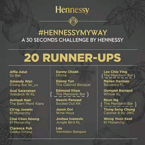 The Mandarin Cocktails Bar