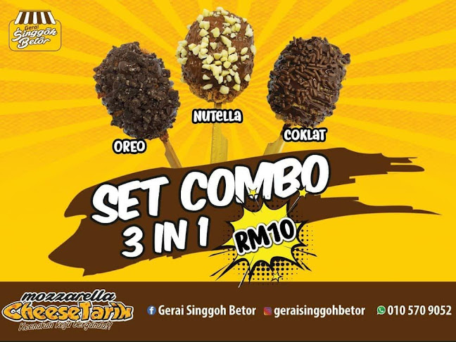Gerai Singgoh Betor @MOZZARELLA CHEESE TARIK @LONG FRIES @PANTAI BATU BURUK - Gastronomi dan perhotelan