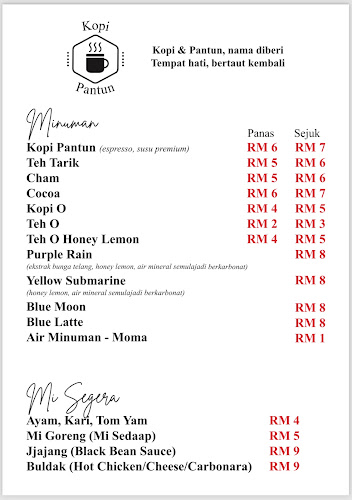 Kopi & Pantun - Gastronomi dan perhotelan