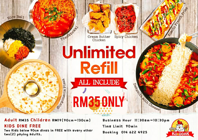 Opinii despre Kokodak Korean Restaurant Buffet în Batu Pahat - Gastronomi dan perhotelan