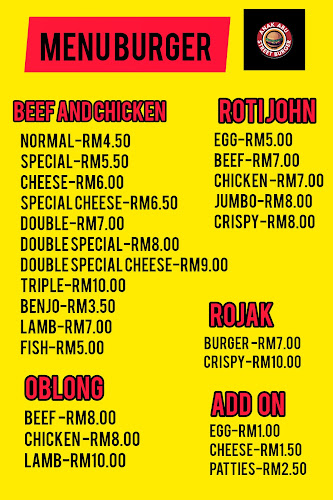 Anak Abu Street Burger skudai