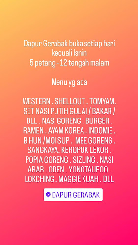 Dapur Gerabak Western - Gastronomi dan perhotelan