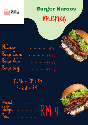 Opinii despre Burger Narcos @ Taman Molek în Johor Bahru - Gastronomi dan perhotelan