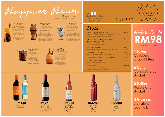 Opinii despre Rooftop Bar @ Le Méridien în Kota Kinabalu - Gastronomi dan perhotelan