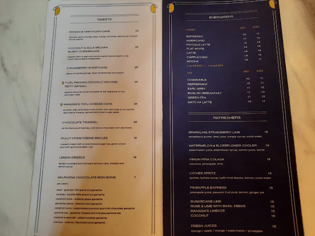 Mangga at the Blue Mansion - Gastronomi dan perhotelan