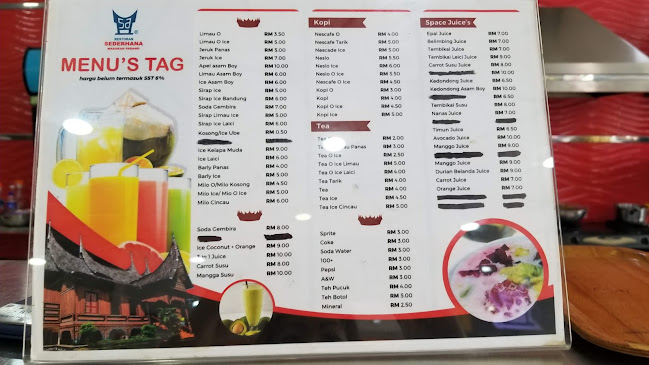 Opinii despre Restoran Sederhana (SA) Petaling Jaya în Petaling Jaya - Gastronomi dan perhotelan