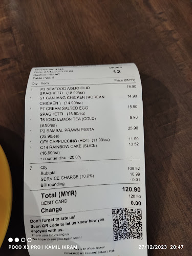 Opinii despre Asian Aromas Cafe în Melaka - Gastronomi dan perhotelan