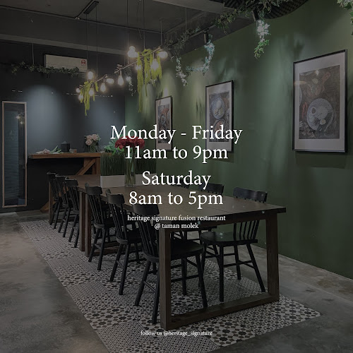 Heritage Signature Fusion Restaurant - Gastronomi dan perhotelan