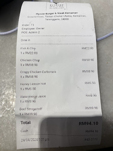 Flyover Burger & Steak Kemaman - Gastronomi dan perhotelan