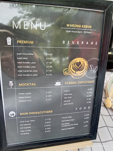 Warong Kebun - Gastronomi dan perhotelan