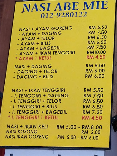 Nasi Abe Mie - Kota Bharu