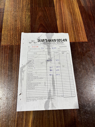 Comentarii opinii despre Ikan Bakar Segar Hj Musa / Akmal Bahari