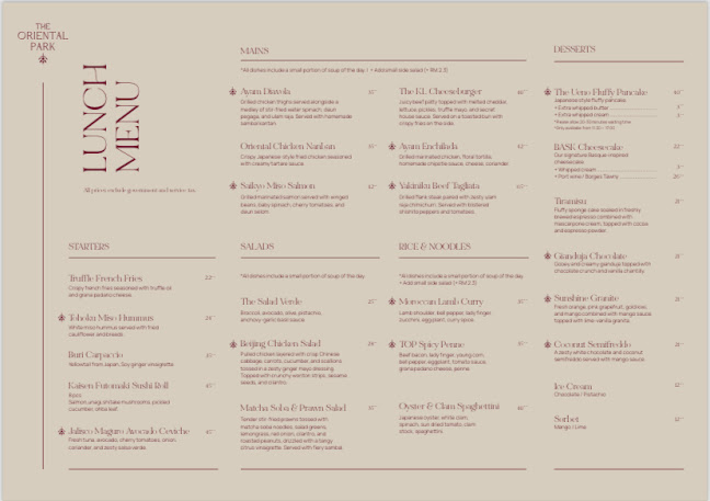 The Oriental Park KLCC - Kuala Lumpur