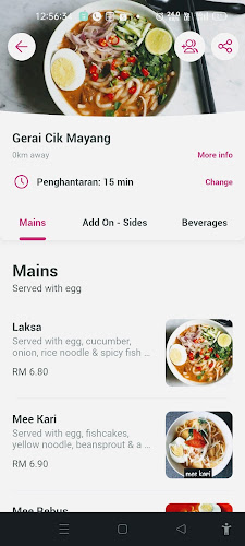 Mee Rebus, Mee Kari & Laksa Cik Mayang - Kampar