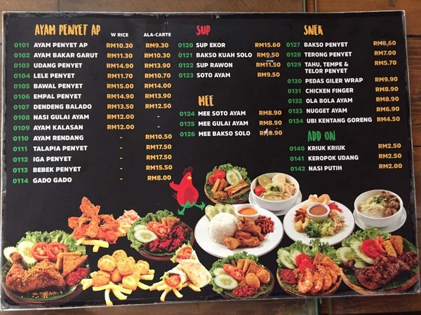 Ayam Penyet AP @NU Sentral