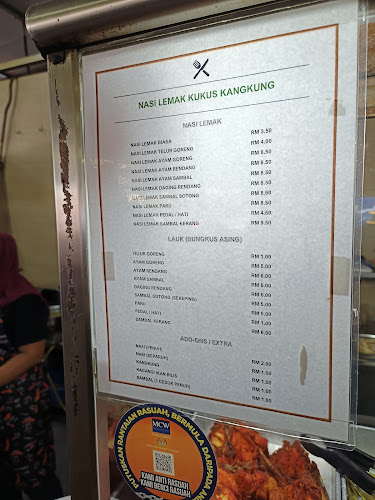 Nasi Lemak Kukus Kangkung