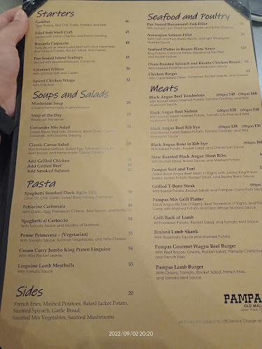 Pampas Steakhouse at Old Malaya - Gastronomi dan perhotelan