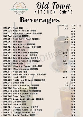 Old Town Kitchen Cafe-Padang Ipoh