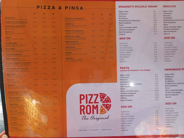 Comentarii opinii despre Pizza Roma The Original Malaysia