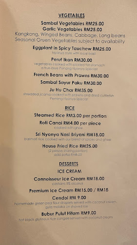 Sri Nyonya Restaurant