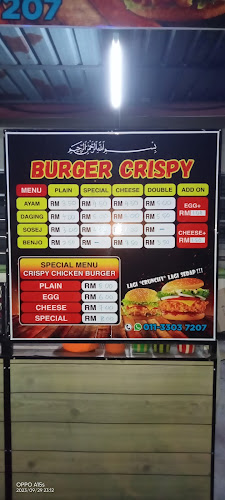 Burger crispy, Jalan Sekolah, taman semarak, 34200 Parit Buntar, Perak