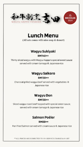Opinii despre Wagyu Kappo Yoshida KL în Kuala Lumpur - Gastronomi dan perhotelan