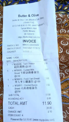 Butter Olive Wholesome Pastry House - Melaka