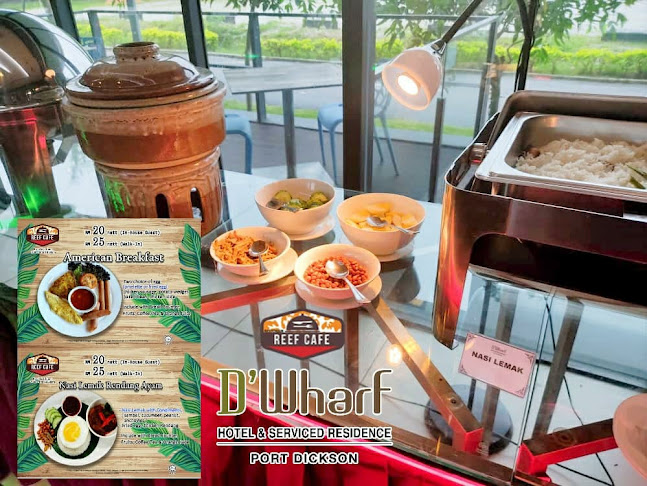 Opinii despre Reef Cafe@D'Wharf Hotel în Port Dickson - Gastronomi dan perhotelan