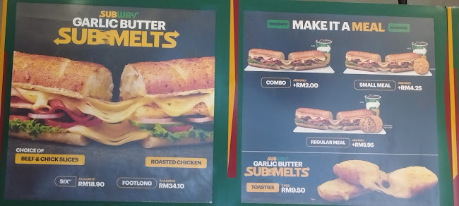 Subway Dataran Pahlawan Melaka Megamall - Melaka
