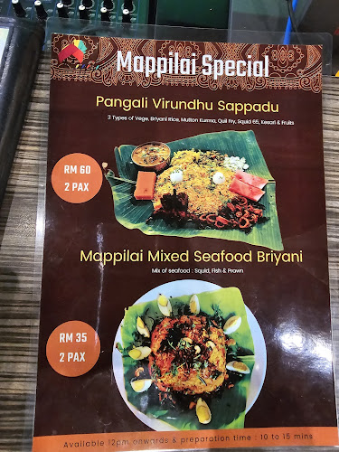 Opinii despre Mappilai Restaurant în Klang - Gastronomi dan perhotelan