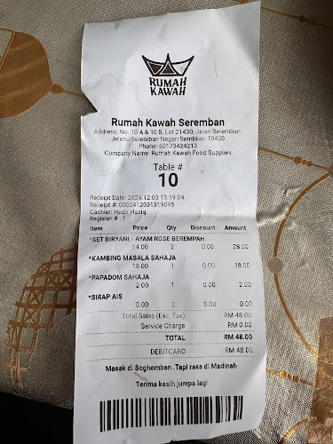 Rumah Kawah - Beriani Madinah - Seremban