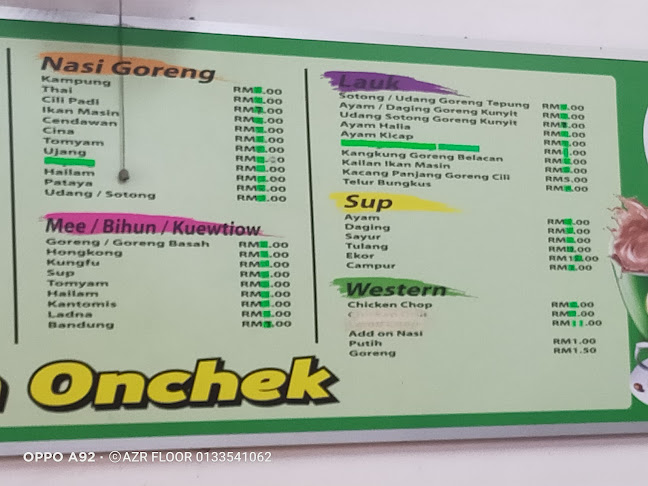 Mee Bandung Udang Onchek