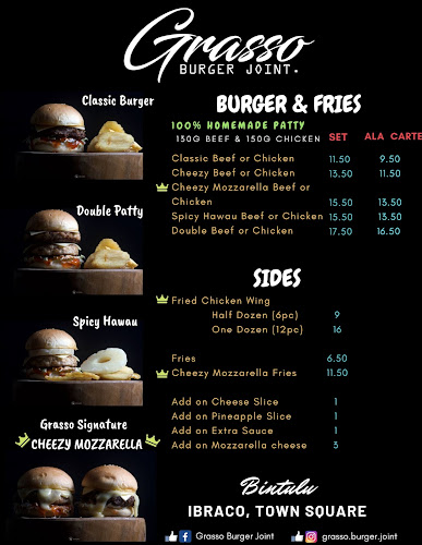 Grasso Burger Joint Bintulu - Gastronomi dan perhotelan