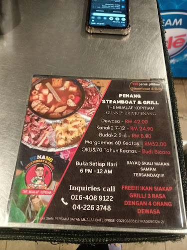 Penang Steamboat and Grill (The Mualaf Kopitiam) - George Town