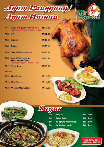 Mr Roasted Greentown (Restoran Cina Muslim) - Gastronomi dan perhotelan