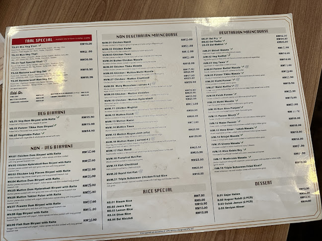 Opinii despre Taal Indian Cuisine ® în Ipoh - Gastronomi dan perhotelan