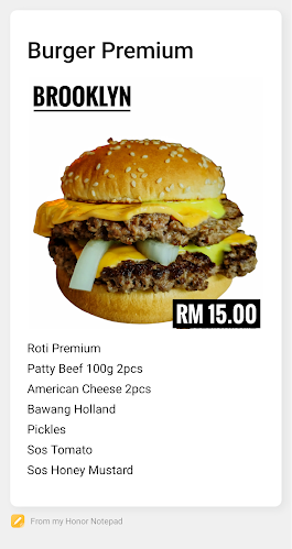 Mat John Burger Menara Condong - Teluk Intan