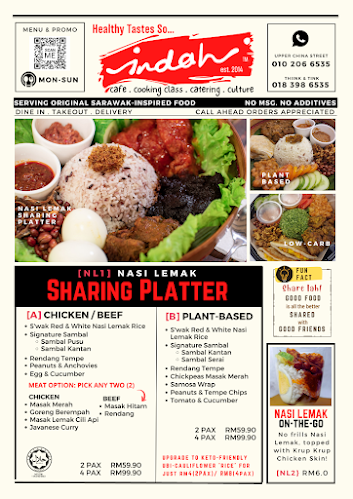 Opinii despre Indah Cafe. Event Space Rental. Trips. Cooking Class (Halal) în Kuching - Gastronomi dan perhotelan