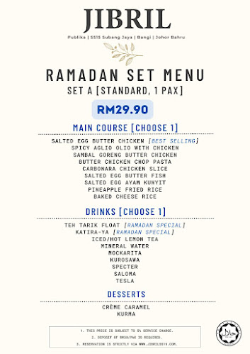 Opinii despre JIBRIL în Subang Jaya - Gastronomi dan perhotelan