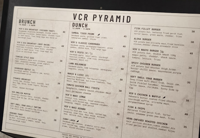 VCR Bangsar - Gastronomi dan perhotelan