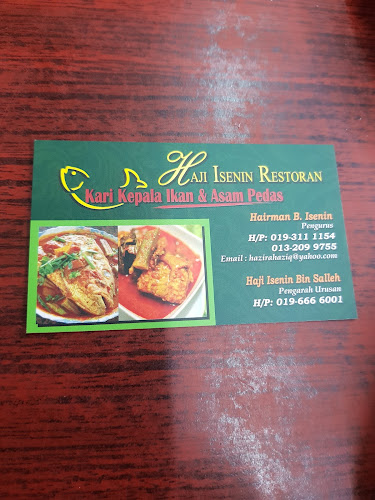 Haji Isenin Restoran Kari Kepala Ikan & Asam Pedas Semabok Melaka
