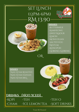 Mr Roasted Greentown (Restoran Cina Muslim) - Ipoh