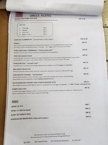 Fat Tea Macanese Food