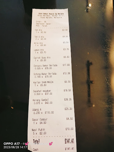 Restoran Ikan Bakar Muara Sg Melaka - Melaka