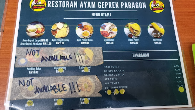 RESTORAN AYAM GEPREK PARAGON