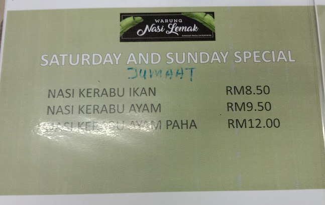 Warung Nasi Lemak Singgahrasa - Gastronomi dan perhotelan