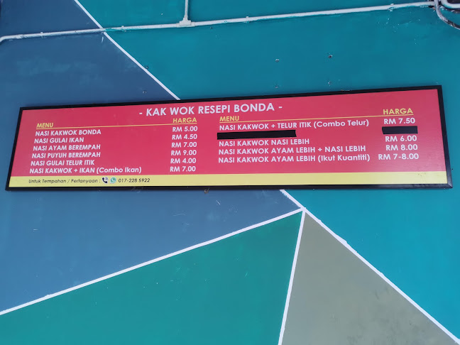 Nasi Kak Wok (Original) - Gastronomi dan perhotelan