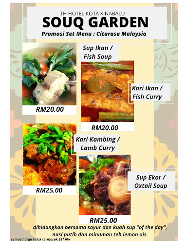 Opinii despre Souq Garden Restaurant în Kota Kinabalu - Gastronomi dan perhotelan