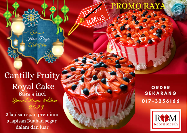 Opinii despre Reben Merah Official - Kedai Kek Cake Bakery Confectionery Shop în Kota Bharu - Gastronomi dan perhotelan